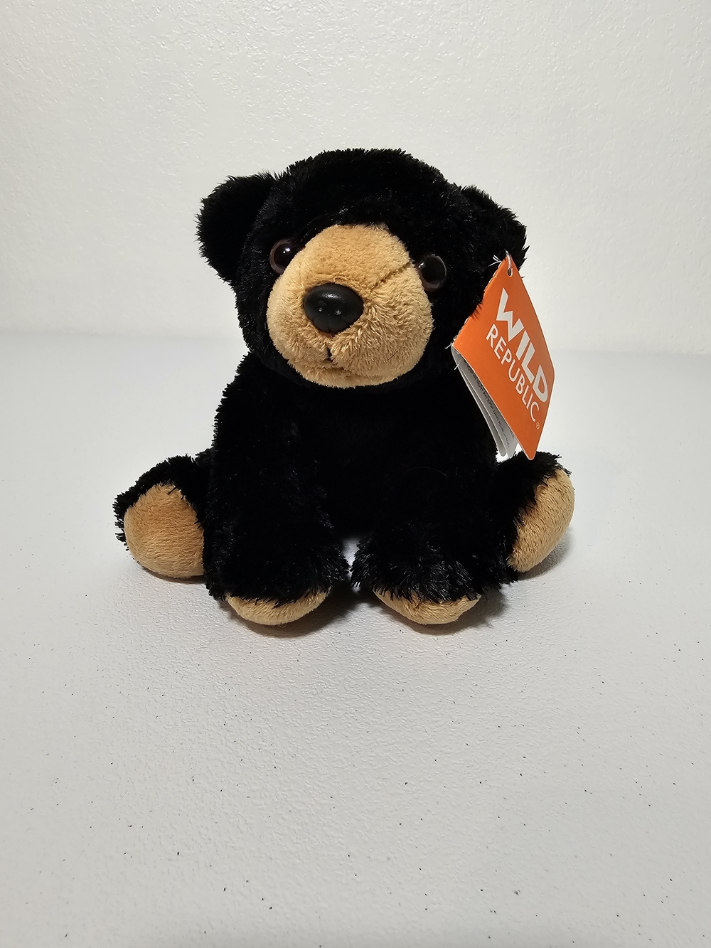 Wild Republic Black Bear Plush Bear Stuffed Animal w/ Tag